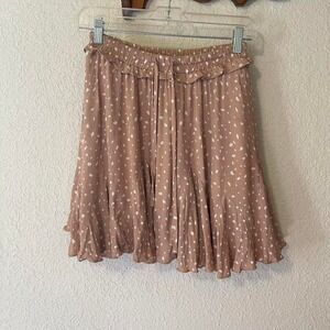 Blue B Womans Mini Skort Sz m Retro Cottage Core Sumer Beach Vacation  Y2K